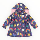 Korango | Spring Rainbow Raincoat-Navy
