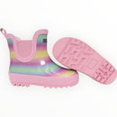 Korango | Glitter Rainbow Short Gumboot Pink