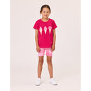 Radicool kids | Bike Shorts in Tie-Dye Pink