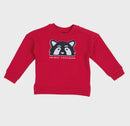 Animal Crackers | Contrast Raffi Crew-Red