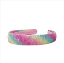 Pink Poppy | Rainbow Chunky Glitter Wide Headband
