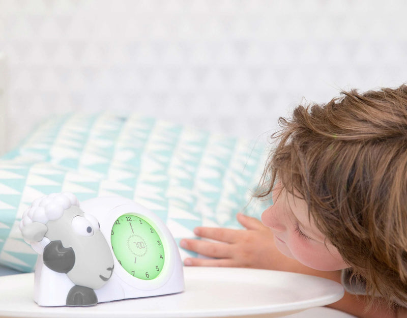 ZAZU Sleep Trainer Clock - Sam The Sheep (Blue)