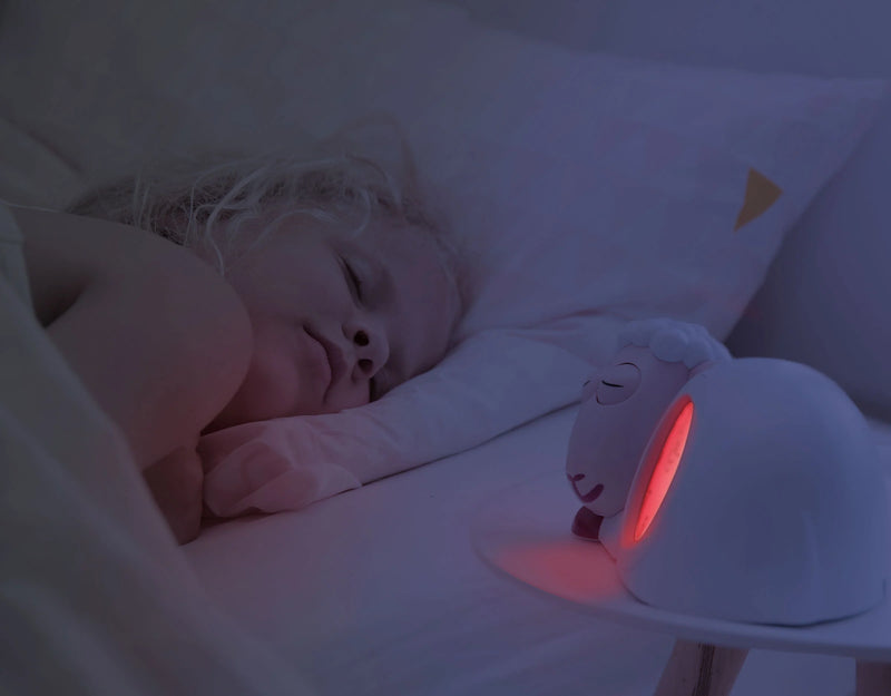 ZAZU Sleep Trainer Clock - Sam The Sheep (Blue)