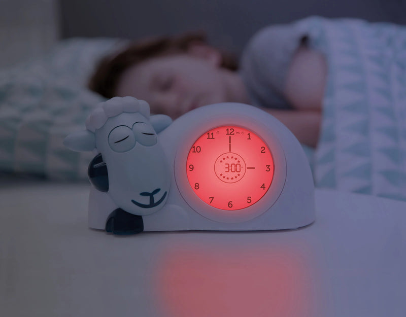 ZAZU Sleep Trainer Clock - Sam The Sheep (Pink)