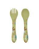 Sassi Silicone Cutlery Set - Chewy The Dinosaur
