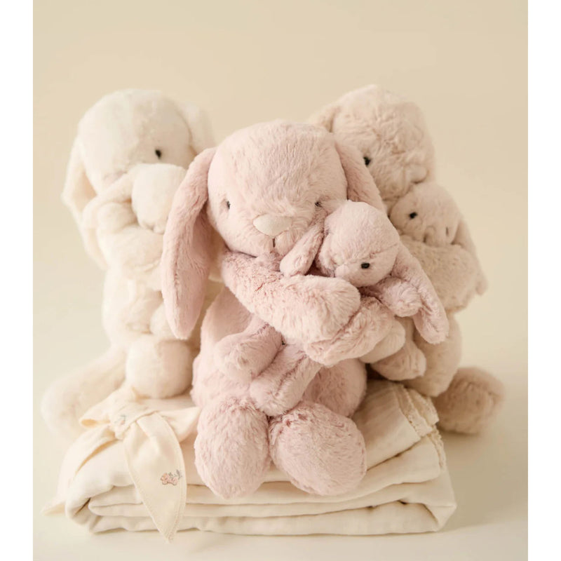 Snuggle Bunnies | Plush Frankie the Hugging Bunny - Blush 30cm