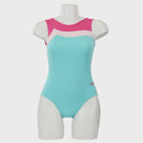 SGY388-1 Child Aqua-Cerise-Pink / Aqua Leotard