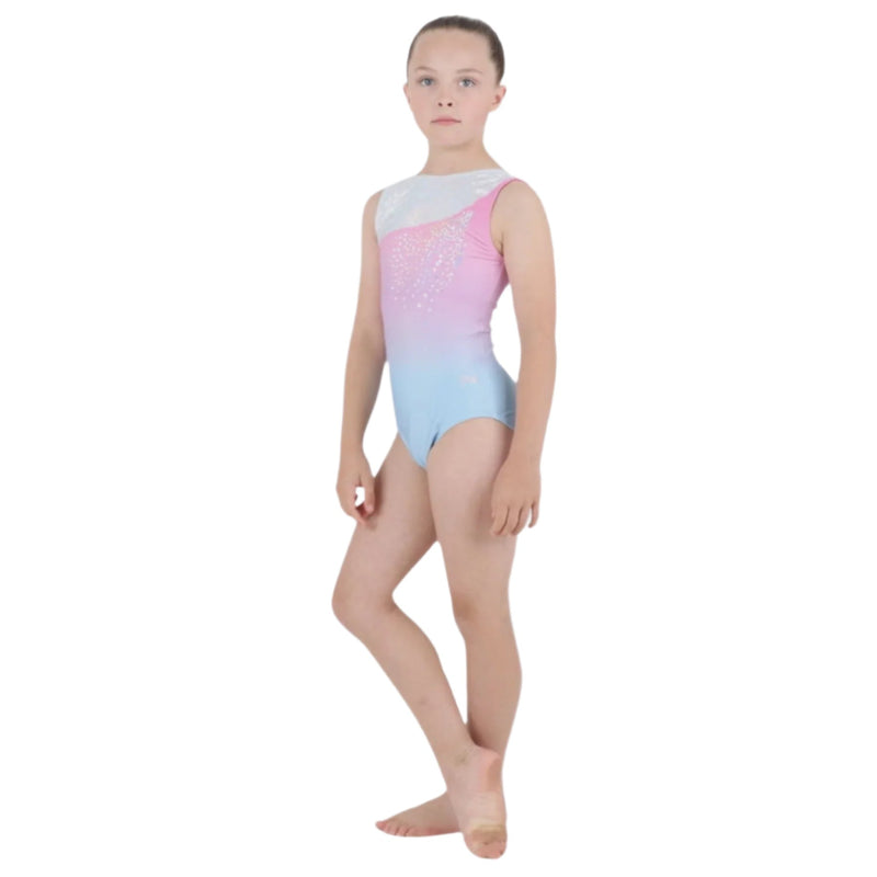 SGY915-S Spangle Child  Gymnastics leotard Azalea