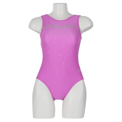 Scoop Neck Bellflower- Sweetheart Spangle Leotard SGY924-2 Child