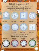 Tell The Time Sticker Book