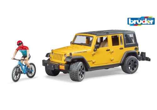 Bruder | Jeep Wrangler with Cyclist