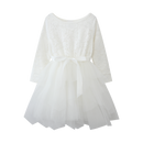 Cracked Soda | Lace Shredded Tutu - Cream