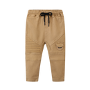 Cracked Soda | Baby Boys Jaxton Detailed Pocket Jeans - Tan Denim