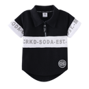 Cracked Soda | Jagger Detailed Polo Black