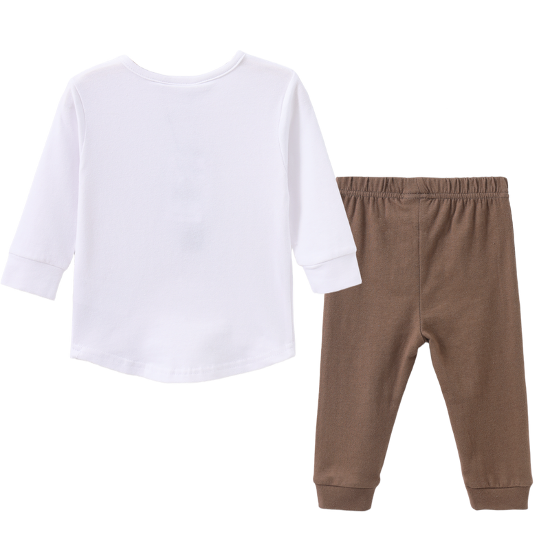 Cracked Soda Charlie Detail Tee & Legging Set Coco 000-2