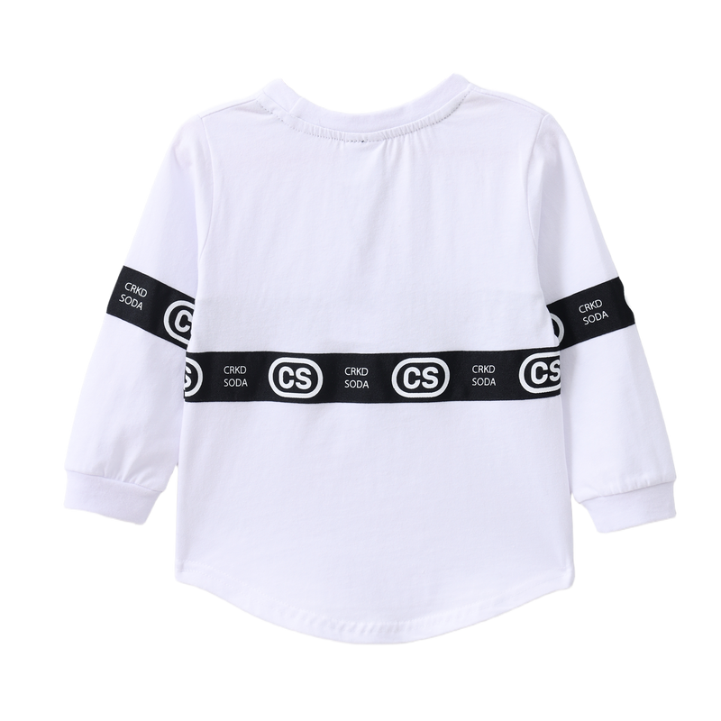 Cracked Soda | Conner Detailed Tee - White