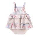 Cracked Soda | Naomi Bodysuit Layered Dress -  Beige