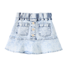 Cracked Soda Sadie Denim Skirt Blue 3-8