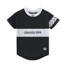 Cracked Soda | Luca Detailed Tee - Black 3-8