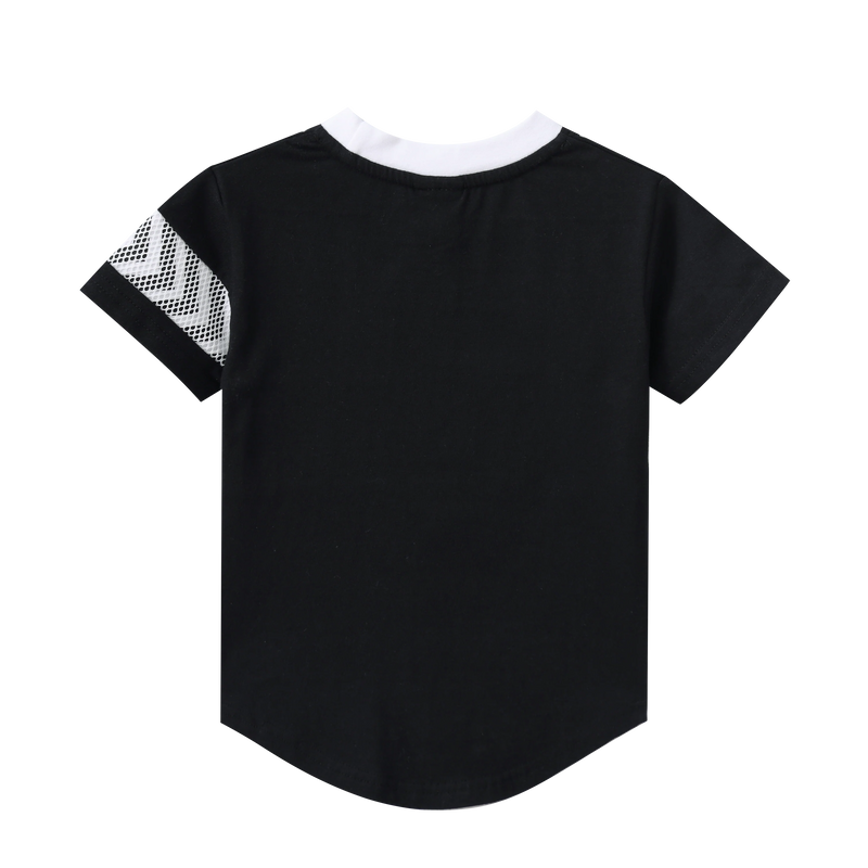 Cracked Soda | Luca Detailed Tee - Black 3-8