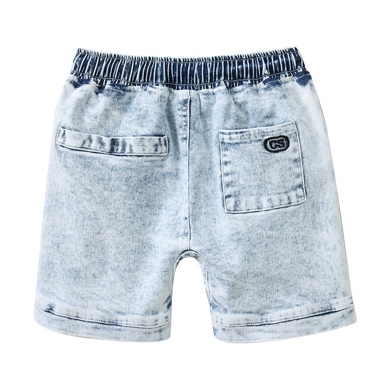 Cracked Soda | Mason CS Denim Pocket Shorts - Blue Denim