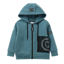 Cracked Soda Jet Zip Hoodie teal 3-8