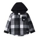 Cracked Soda Noah Hooded  Shirt Jacket black 3-8