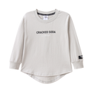 Cracked Soda |  Atlas Essential  L/Sleeve Tee -Pebble