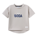 Cracked Soda | Max Scoop Tee pebble 3-8yrs