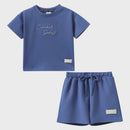 Cracked Soda|  Jacob Tee & Short Set blue 000-2
