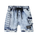 Cracked Soda Jax Detailed Denim Short blue 3-8