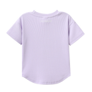 Cracked Soda | Wisteria Ribbed Tee - Purple