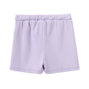 Cracked Soda | Wisteria  Ribbed Shorts -Purple