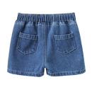 Cracked Soda Indigo Denim Detail Shorts blue 3-8
