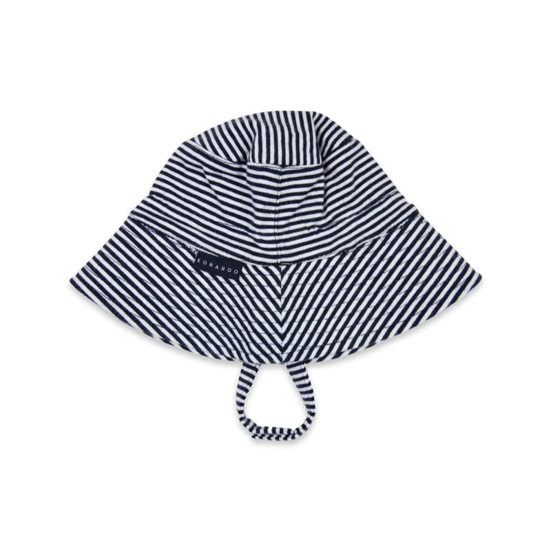 Korango | Cotton Sun Hat - Navy Stripe