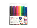 Colour Felt Pens - 12 Colours