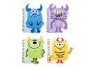 A6 Spiral Hard Cover Notebook with Dinosaur/Monster Shape- Assorted RRP $2.99