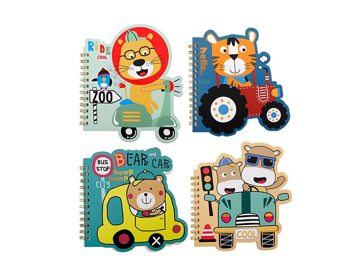 Spiral notebook - Die Cut 60 pages