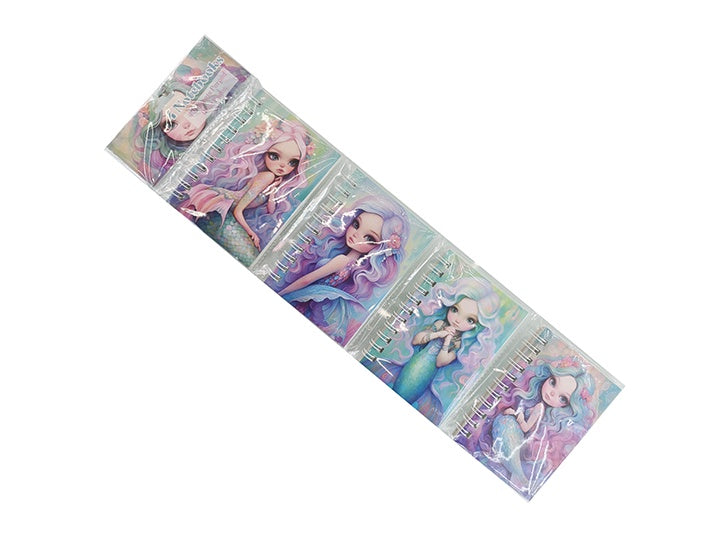 4pcs A7 Mini Notebooks - Mermaid