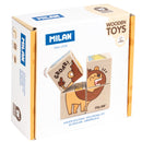 Milan Wooden Educational Wild Safari Cube Puzzle