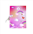 Pink Poppy | Unicorn Butterfly 3D Lockable Diary