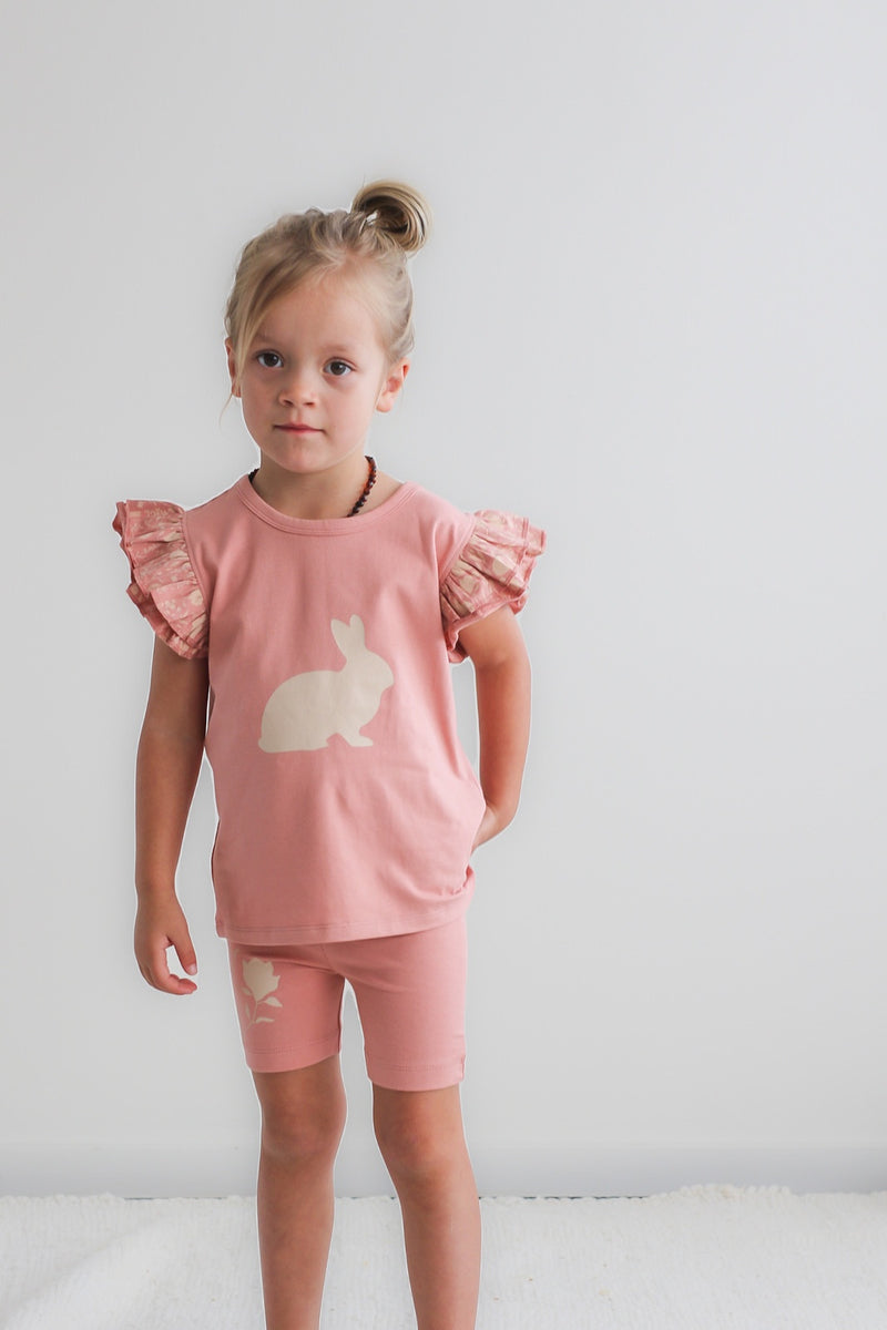 Burrow & Be | Girls Doe Flutter Tee