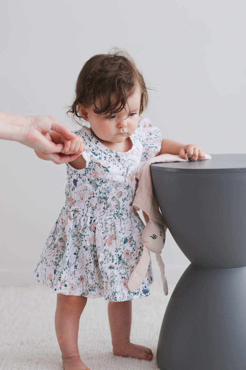 Burrow & Be | Wildflower Flutter Baby Dress