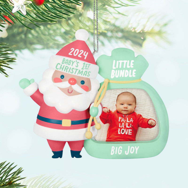 Hallmark | Little Bundle Big Joy 2024 Photo Frame Ornament