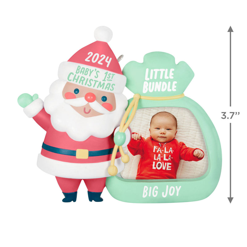 Hallmark | Little Bundle Big Joy 2024 Photo Frame Ornament