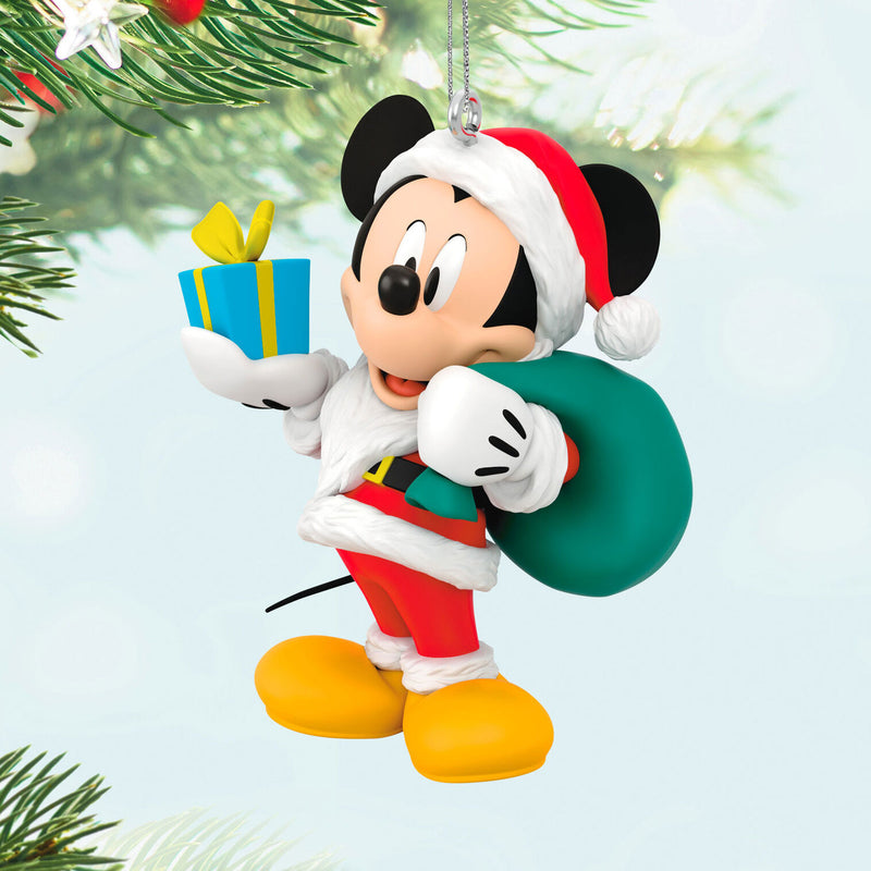 Hallmark 2024 | Disney All About Mickey! Santa Mickey Ornament