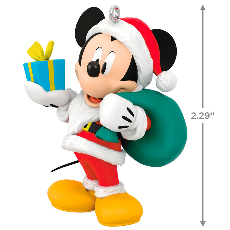 Hallmark 2024 | Disney All About Mickey! Santa Mickey Ornament