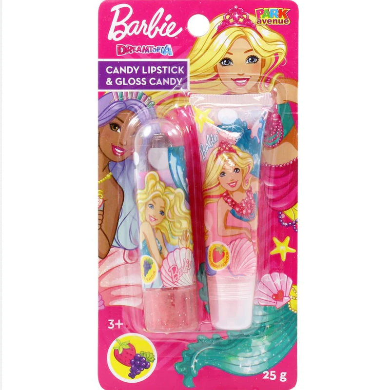 Barbie Dreamtopia Candy Lipstick and Gloss 25g