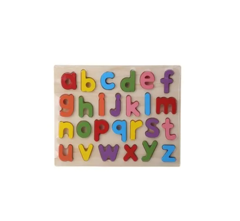 WOODEN PUZZLE LETTERS LOWER CASE