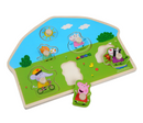 Wooden Peg Puzzle - Play Peppa Pig